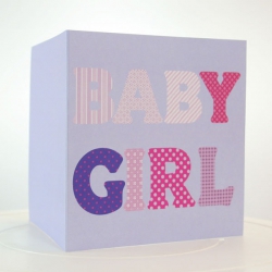 La Carte Internet Design kaarten LC028 Baby Girl Roze
