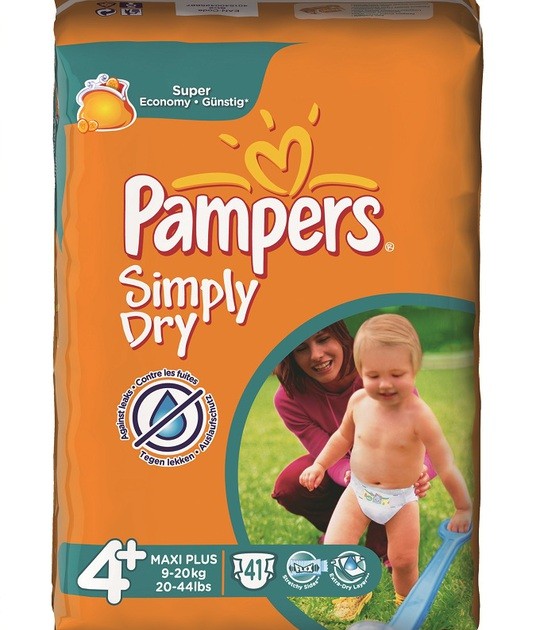 Pampers simply maxi plus mt 4+