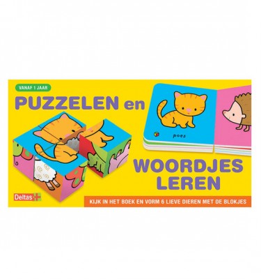 Puzzelen en woordjes leren