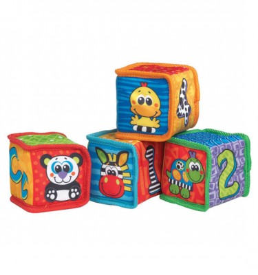 Playgro grip n stack soft blocks