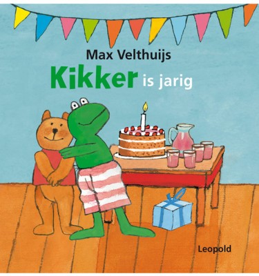 Boek kikker is jarig