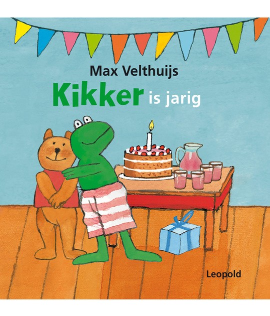 Boek kikker is jarig