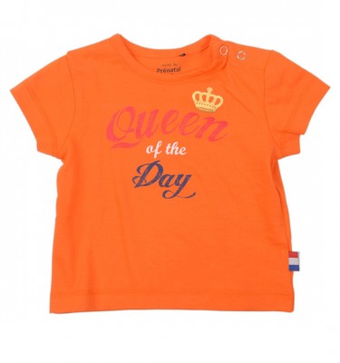 Prenatal meisjes t-shirt Koningsdag