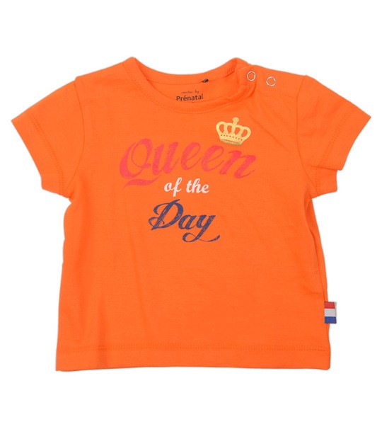 Prenatal meisjes t-shirt Koningsdag