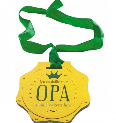 Een medaille voor opa