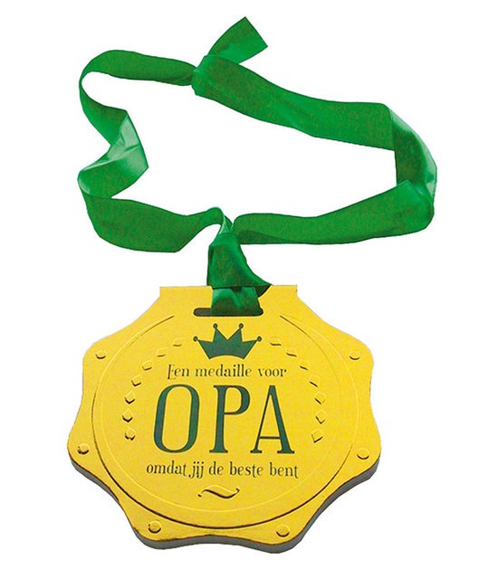 Een medaille voor opa