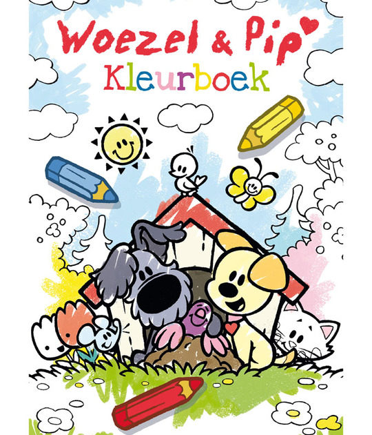 Woezel en Pip kleurboek