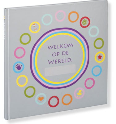 Babyboek welkom op de wereld  silver