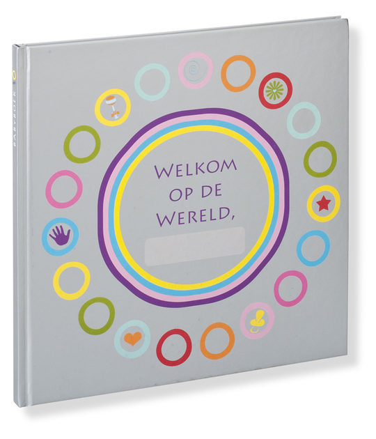 Babyboek welkom op de wereld  silver