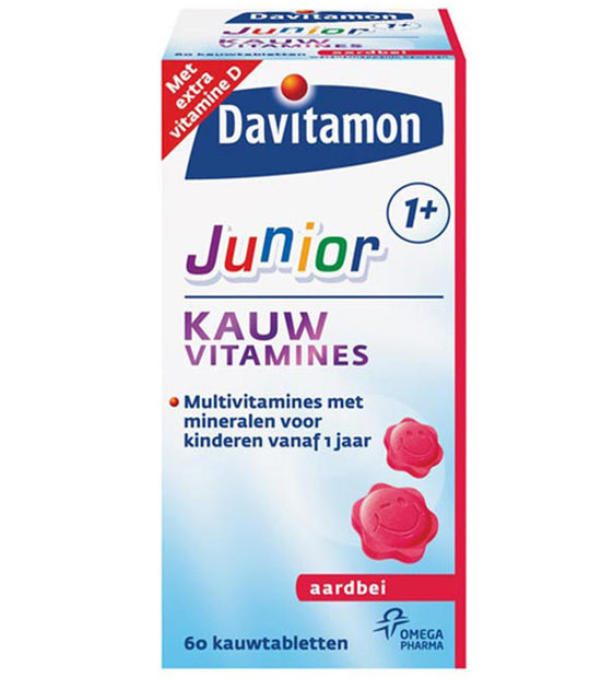 Davitamon junior 1+ kauwvitamines