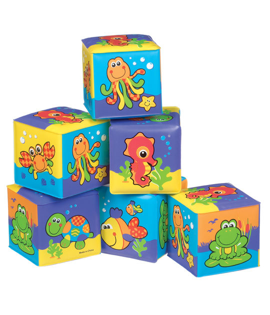 Playgro bath soft cubes