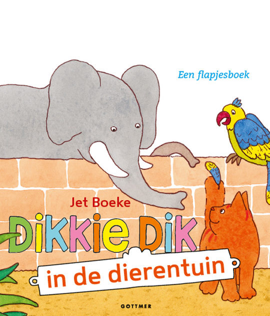 Boek Dikkie dik in de dierentuin