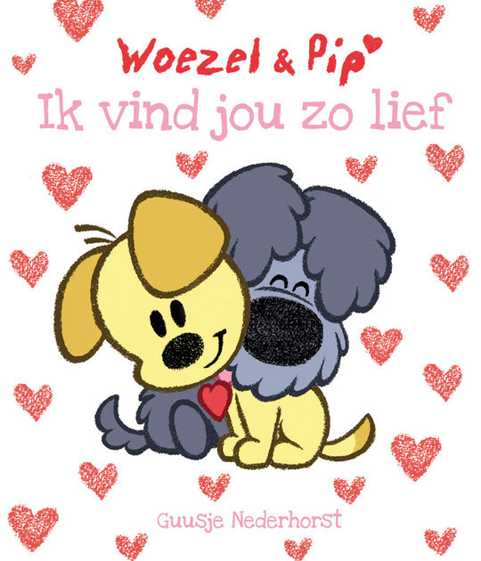 Woezel & Pip boekje Ik vind jou zo lief