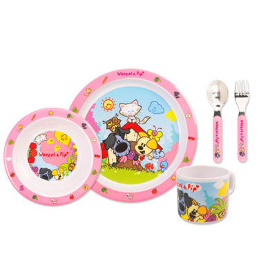 Woezel & Pip melamine eetset