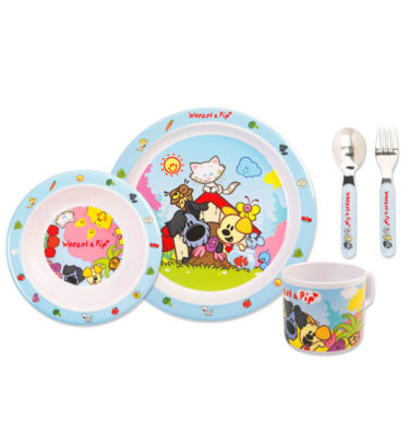 Woezel & Pip melamine eetset