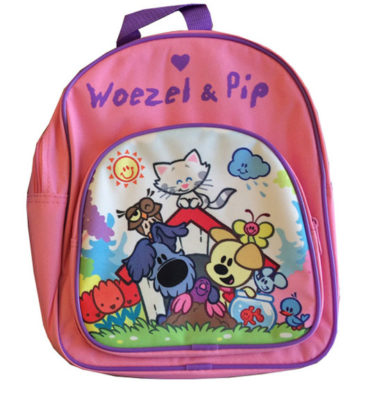 Woezel & Pip rugtas roze