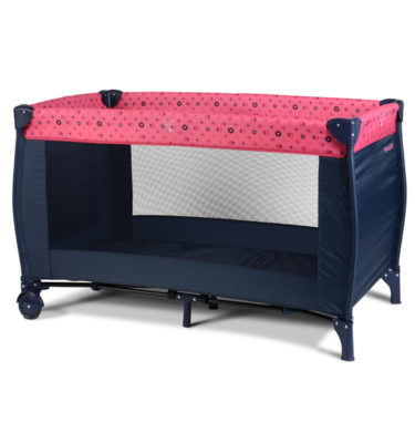 Prenatal campingbed Girls flower