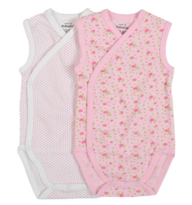 Prenatal newborn meisjes 2 pack rompers