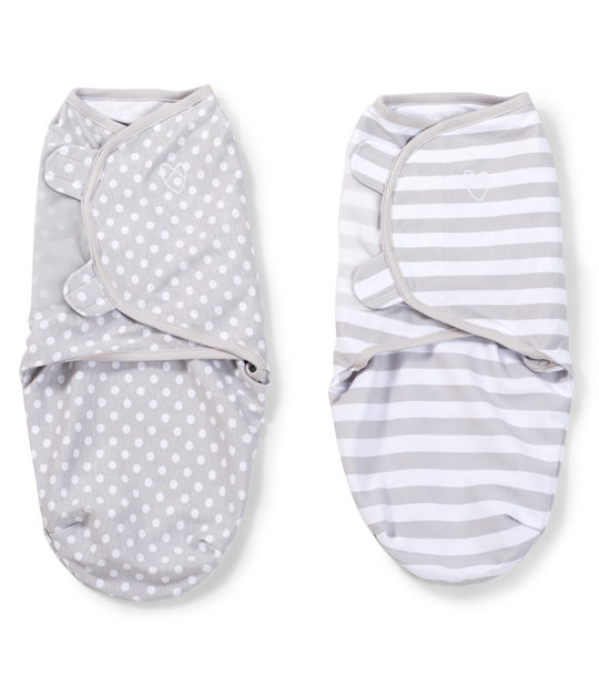 Swaddle Me grijs 2-pack