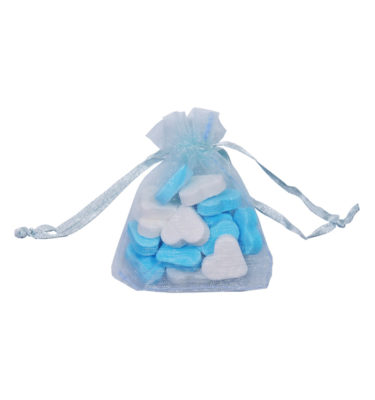 Prenatal suikerhart zakjes blauw