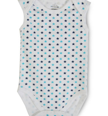 Prenatal jongens mouwloze romper