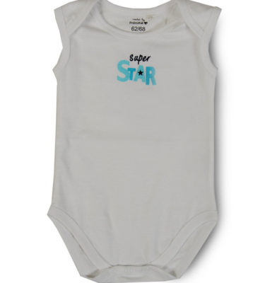 Prenatal jongens mouwloze romper