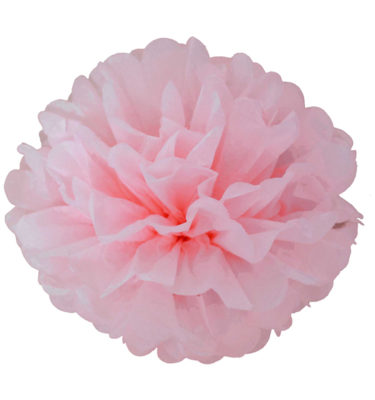 Roze pompons per 2 stuks