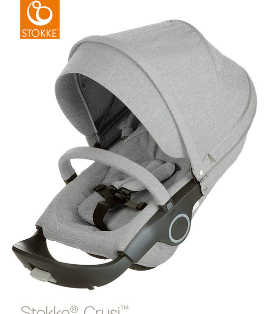 Stokke® Trailz®/Crusi® zitje Grey Melange